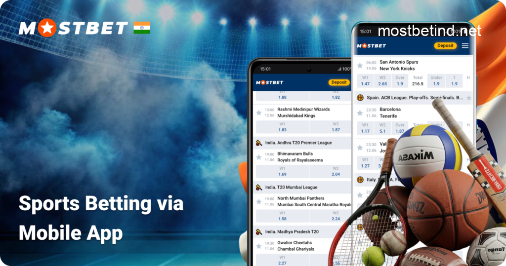 Sports Betting via Mostbet Mobile App