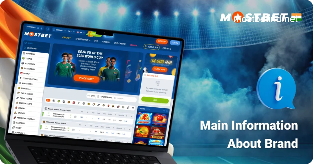 Key Information about Mostbet India
