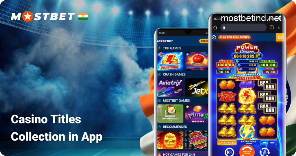 Big Casino Titles Collection in Mostbet Mobile Application