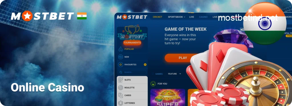Mostbet India Online Casino Section