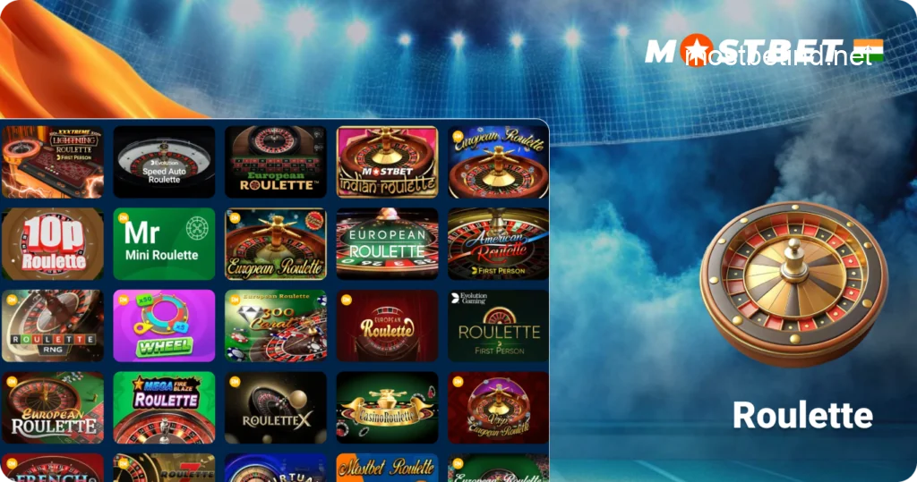 Mostbet India Roulette Games